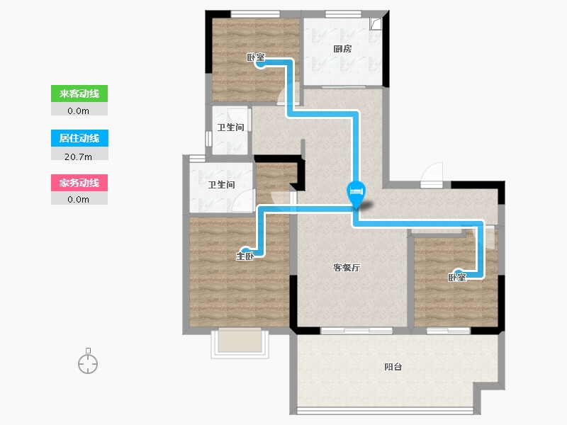 河南省-周口市-安钢正商御湖宽境-97.60-户型库-动静线