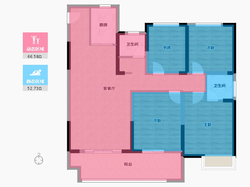 河南省-南阳市-铭袖锦运-106.15-户型库-动静分区