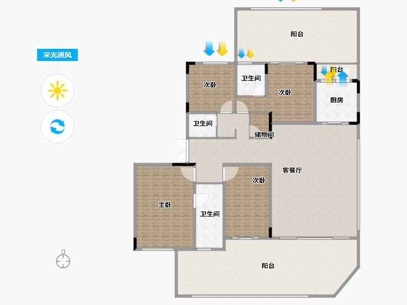 四川省-成都市-中港东湖壹号-408.00-户型库-采光通风