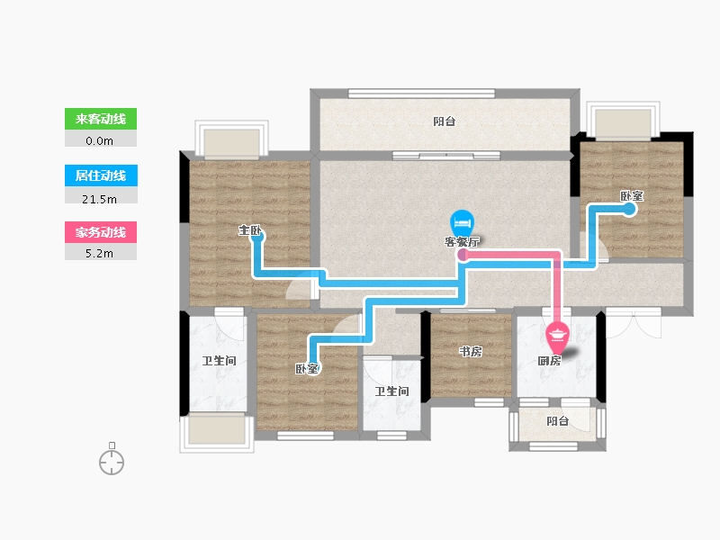 四川省-成都市-融侨望云-110.00-户型库-动静线