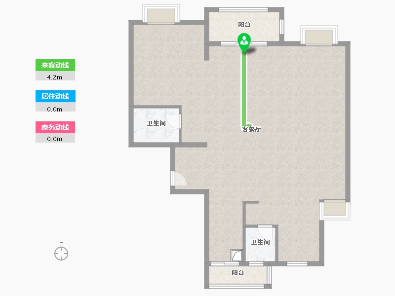 浙江省-宁波市-观湖佳苑-112.00-户型库-动静线