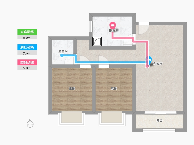 山西省-晋中市-鑫源新村-48.00-户型库-动静线