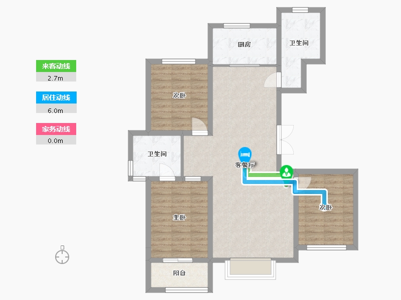 河北省-保定市-水岸8号-99.98-户型库-动静线