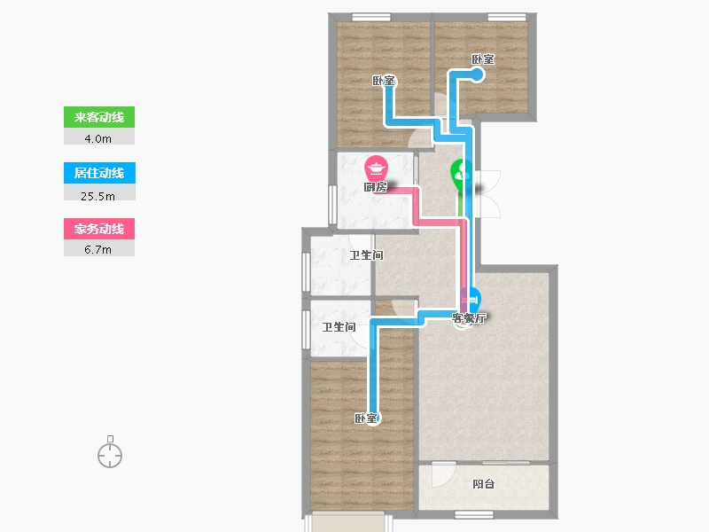 河北省-邢台市-龙门御府-93.12-户型库-动静线