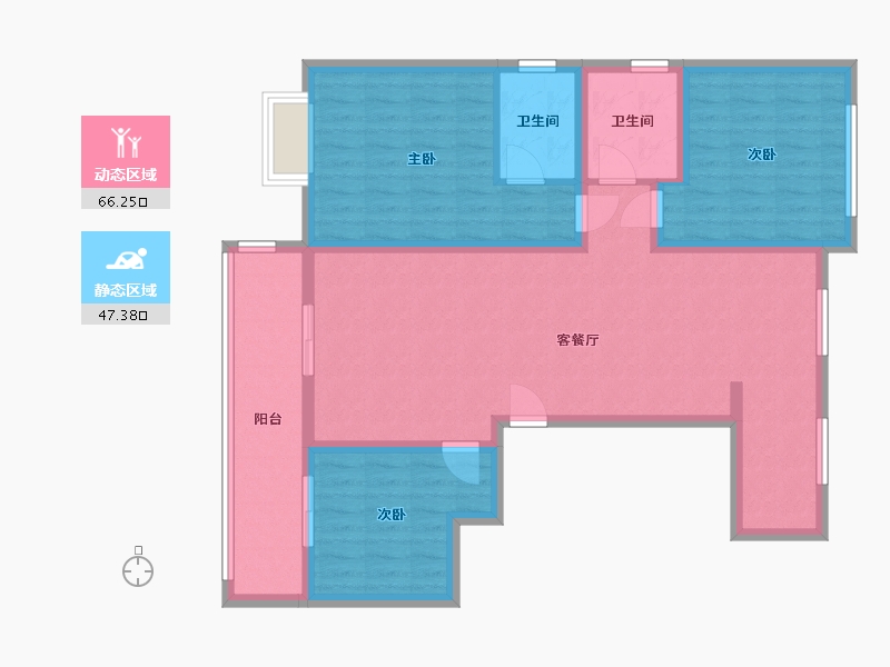 河南省-平顶山市-领创大地城-140.99-户型库-动静分区