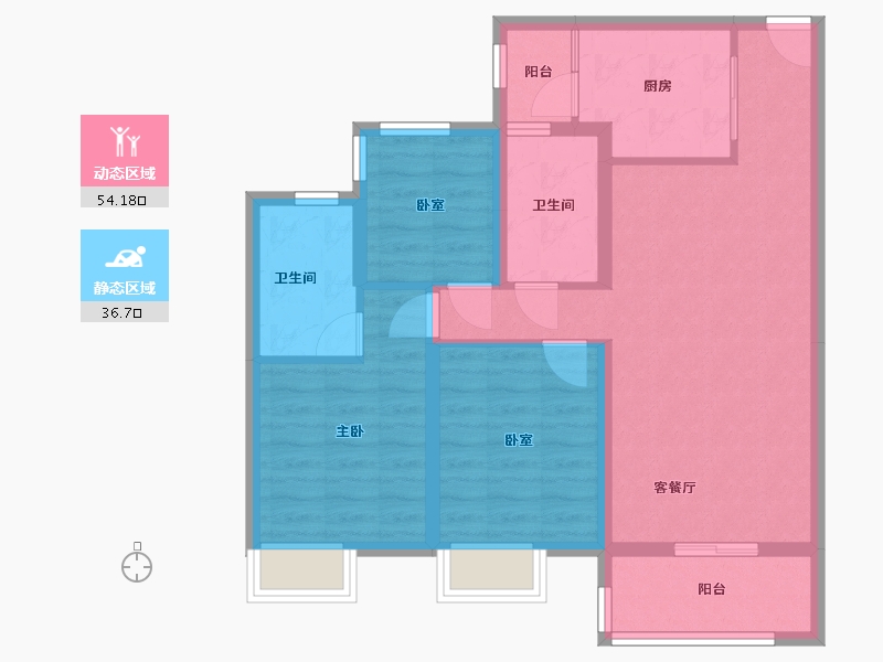 广东省-广州市-合生中央城-80.80-户型库-动静分区