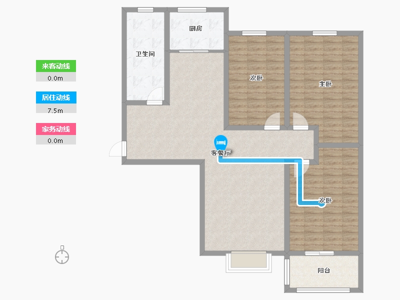 河南省-周口市-和谐家园(育新街)-115.00-户型库-动静线