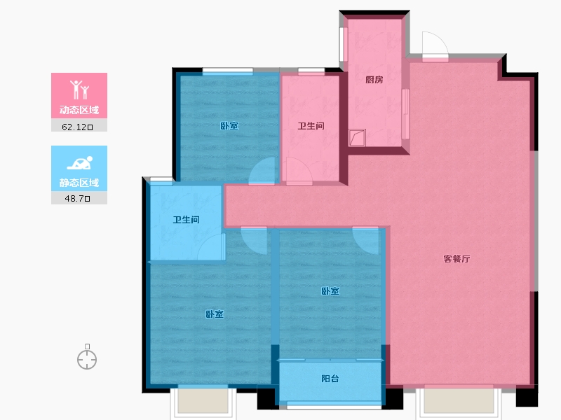 河北省-石家庄市-绿城春和印月-100.00-户型库-动静分区