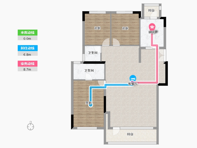 四川省-成都市-建发天府养云-118.10-户型库-动静线