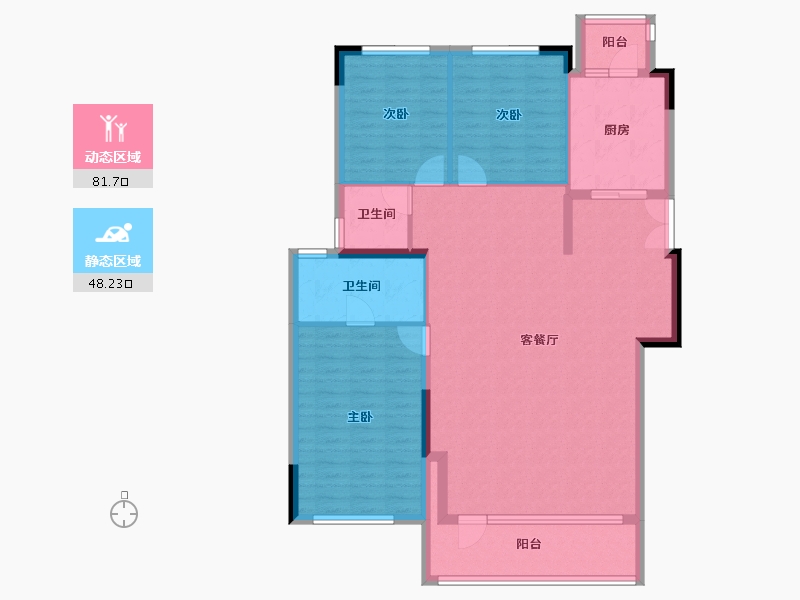 四川省-成都市-建发天府养云-118.10-户型库-动静分区