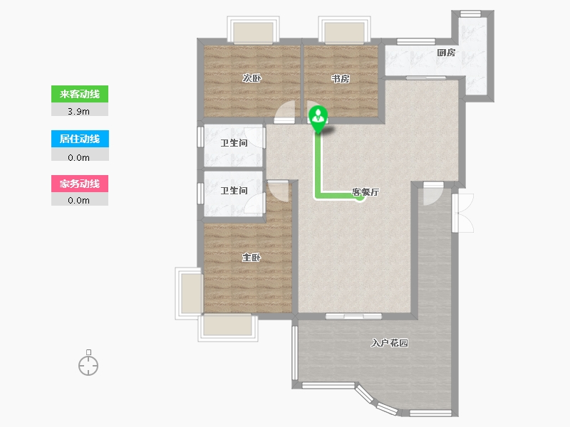 四川省-成都市-城南名著-118.38-户型库-动静线