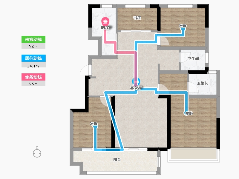 河南省-安阳市-利源·光明壹号-99.21-户型库-动静线