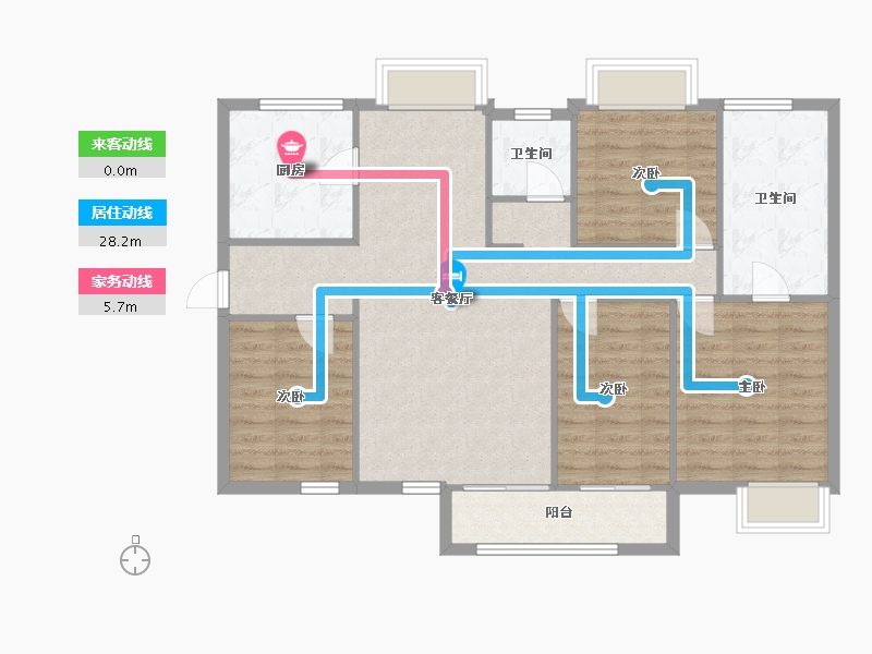 福建省-龙岩市-交发龙岩风景-118.38-户型库-动静线