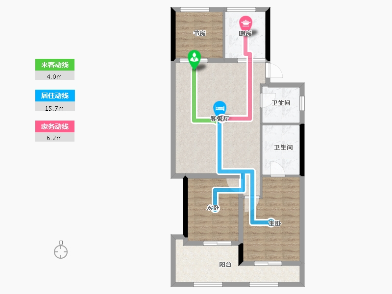 浙江省-温州市-未来城壹号-83.72-户型库-动静线