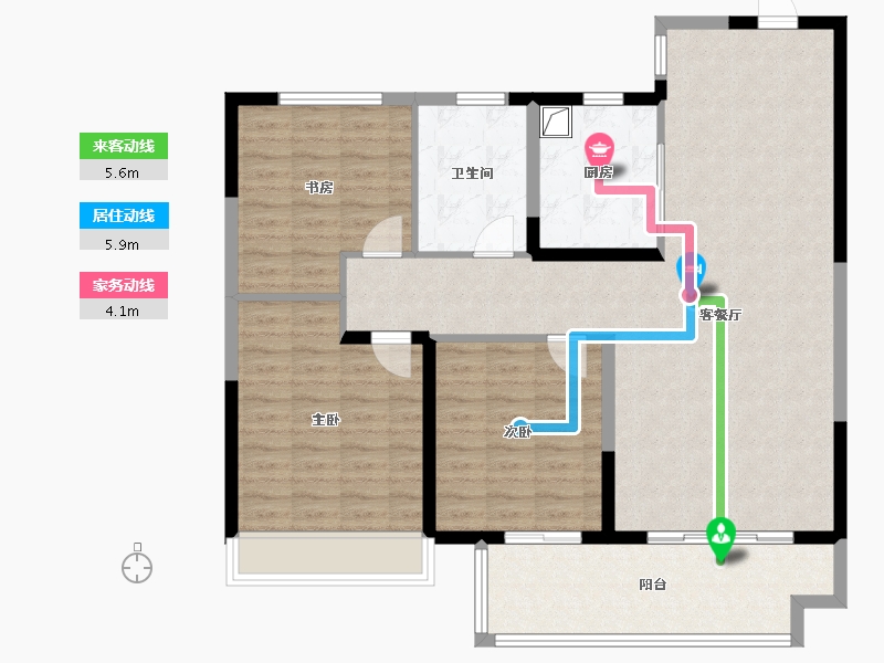 河南省-安阳市-利源·光明壹号-112.00-户型库-动静线