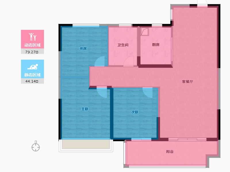 河南省-安阳市-利源·光明壹号-112.00-户型库-动静分区