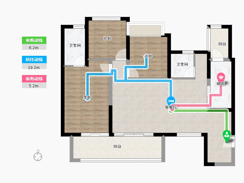 四川省-成都市-天府半岛-95.47-户型库-动静线