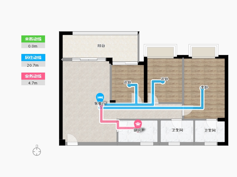 贵州省-黔东南苗族侗族自治州-天骄华府-82.40-户型库-动静线