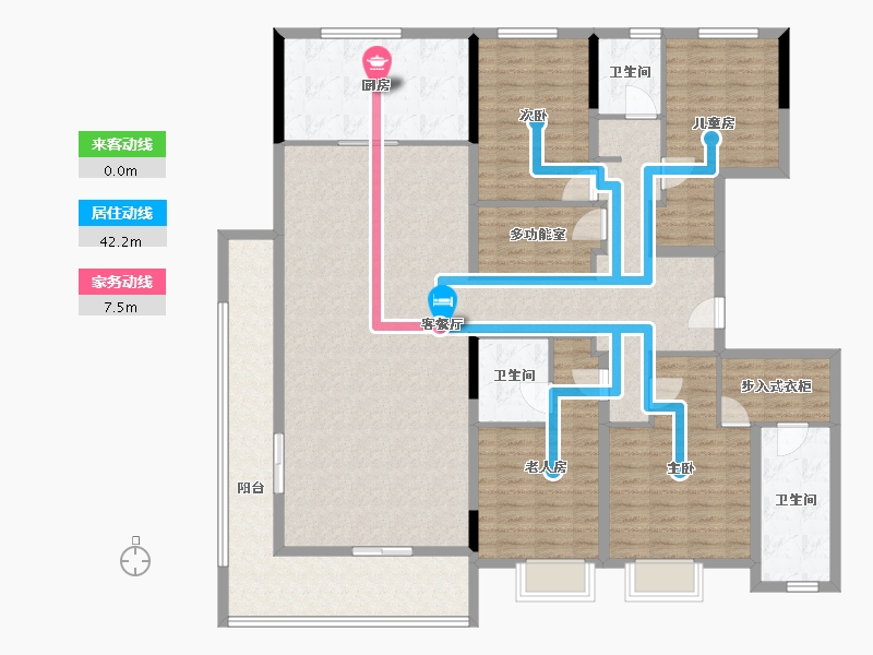 浙江省-杭州市-洺川名著园-172.13-户型库-动静线