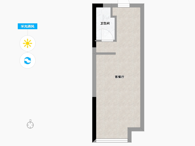 广东省-珠海市-龙光玖云著-21.60-户型库-采光通风