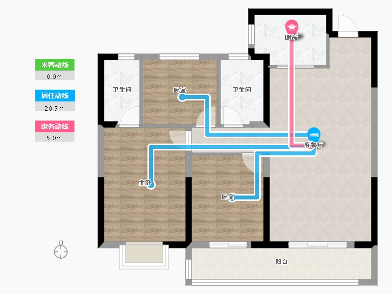 湖北省-武汉市-城投联投誉江南-90.04-户型库-动静线