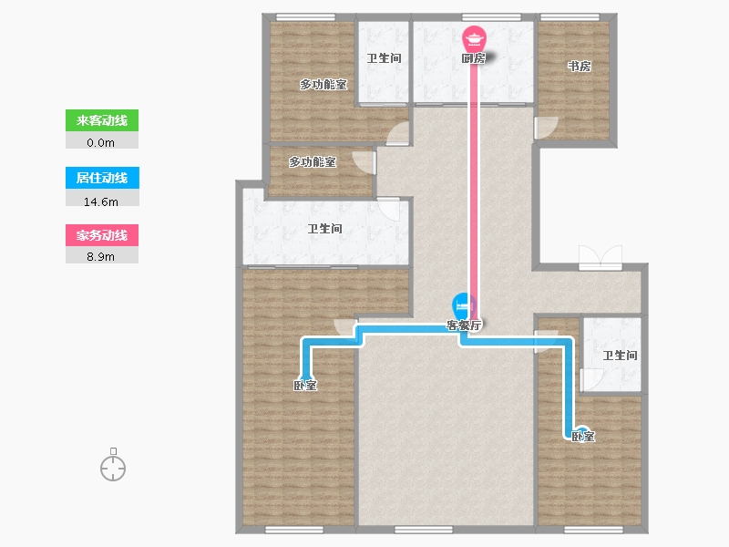 青海省-西宁市-中海·开元壹号紫宸-201.03-户型库-动静线