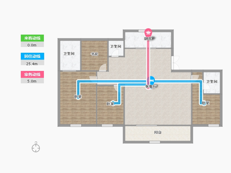 陕西省-西安市-国铁建·西派樘樾-151.12-户型库-动静线