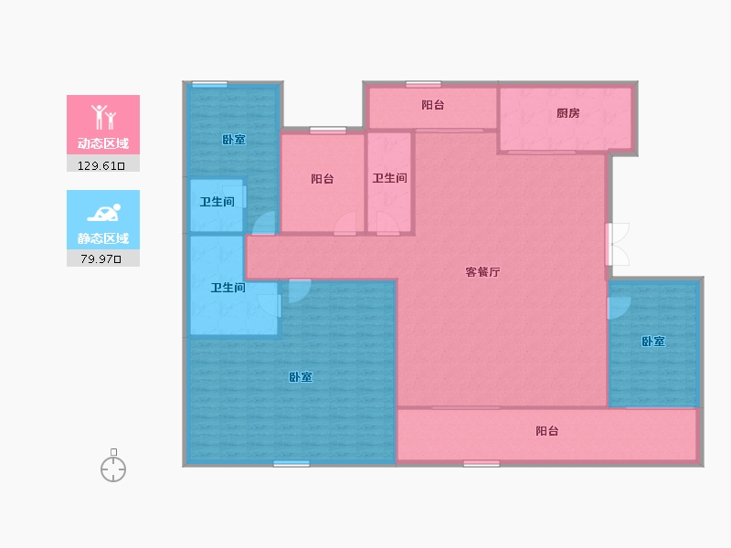 湖南省-长沙市-中建钰山湖-196.03-户型库-动静分区