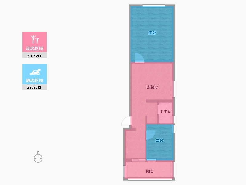 天津-天津市-振河里-47.75-户型库-动静分区