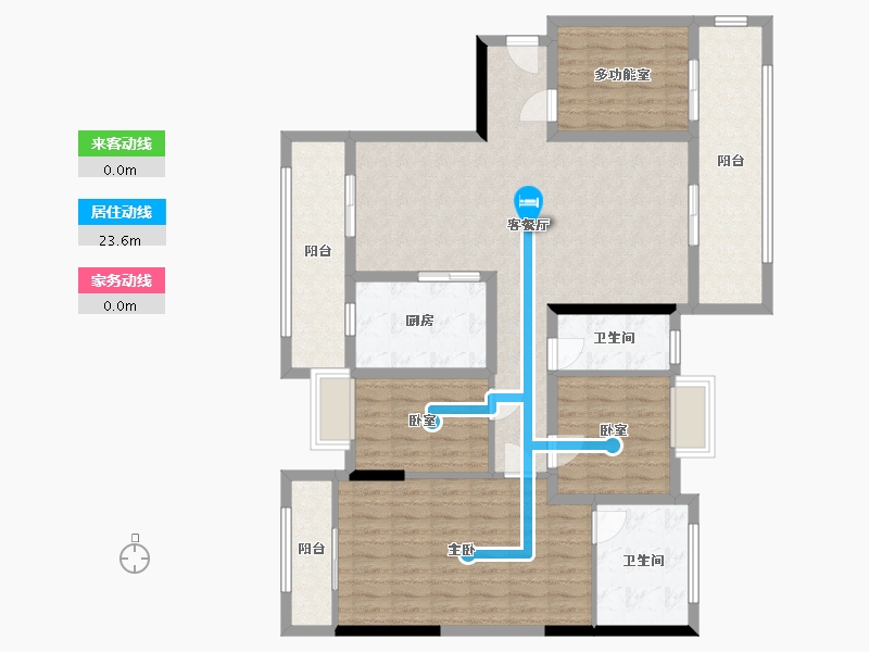 广东省-梅州市-勇兴亲水湾-116.59-户型库-动静线