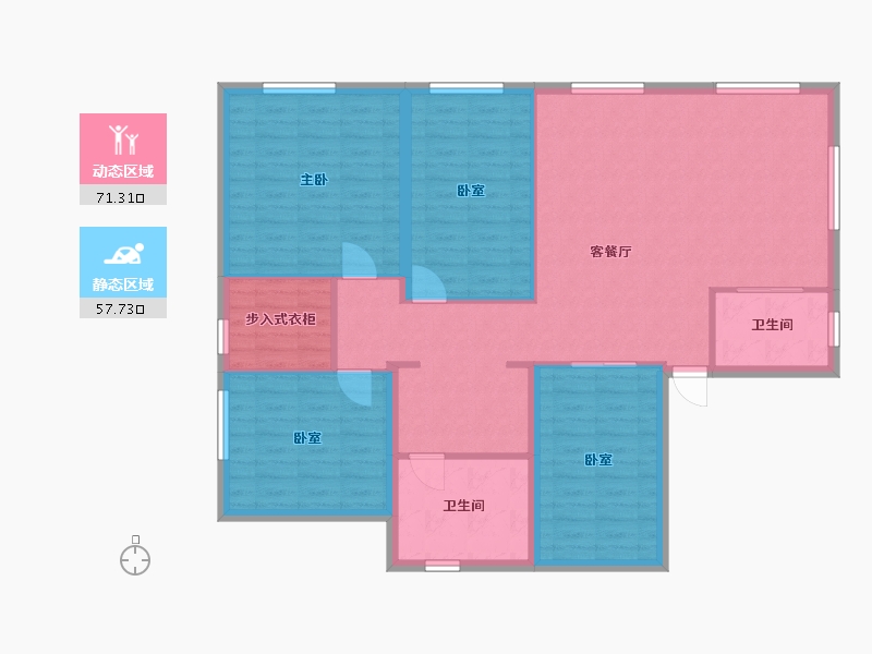 山东省-威海市-金海湾花园-149.28-户型库-动静分区