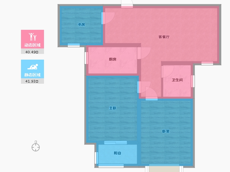 河北省-邯郸市-百二生活区-90.98-户型库-动静分区