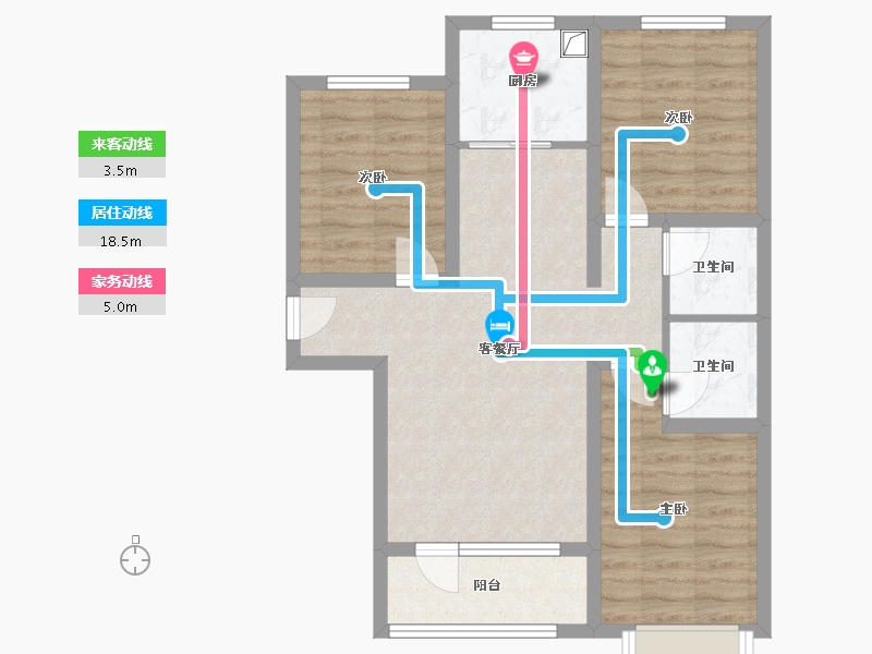 河北省-衡水市-信和荣景园-91.12-户型库-动静线