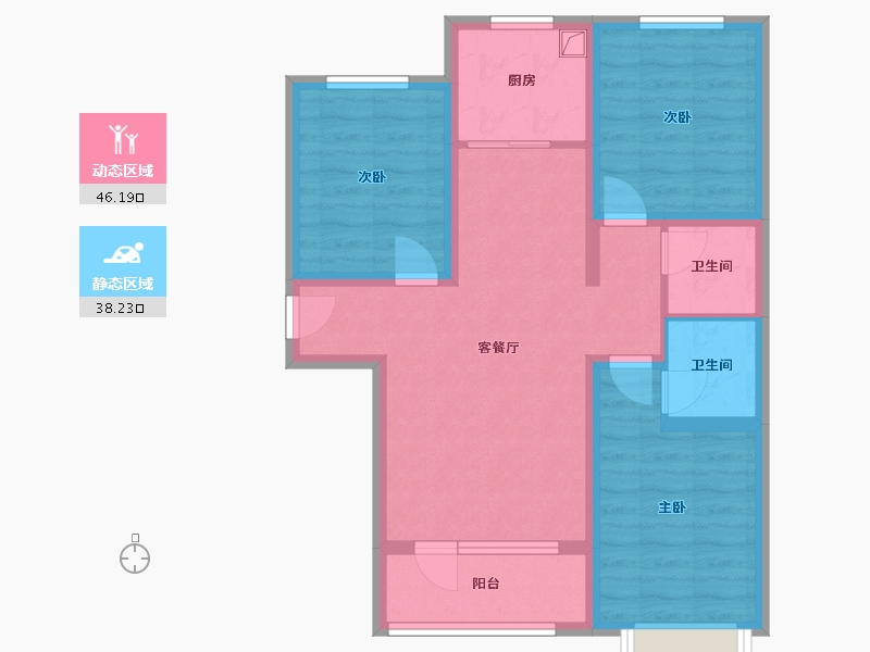 河北省-衡水市-信和荣景园-91.12-户型库-动静分区