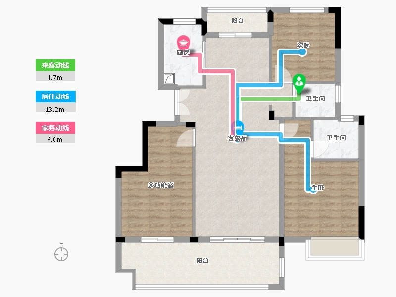 江西省-景德镇市-兴丰嘉园-101.00-户型库-动静线