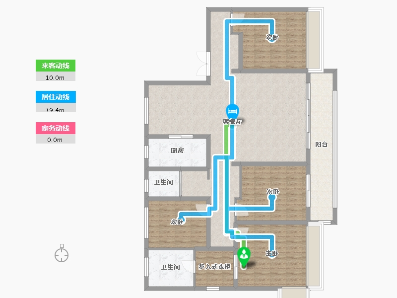 山东省-东营市-鑫都颐和府-150.00-户型库-动静线