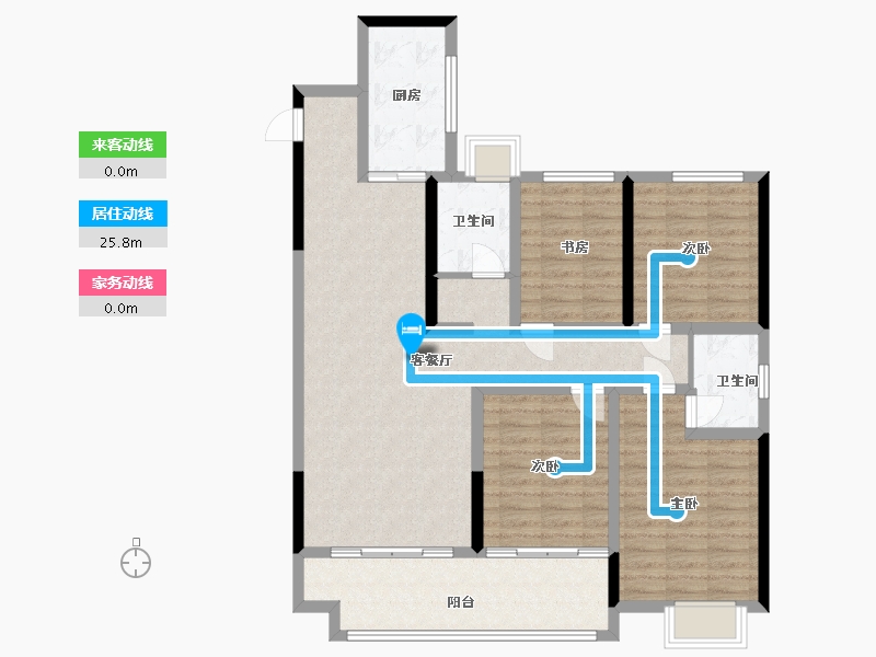 河南省-南阳市-铭袖锦运-108.16-户型库-动静线