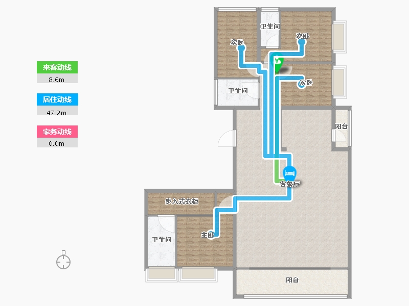 广东省-佛山市-建投恒福壹号-192.00-户型库-动静线