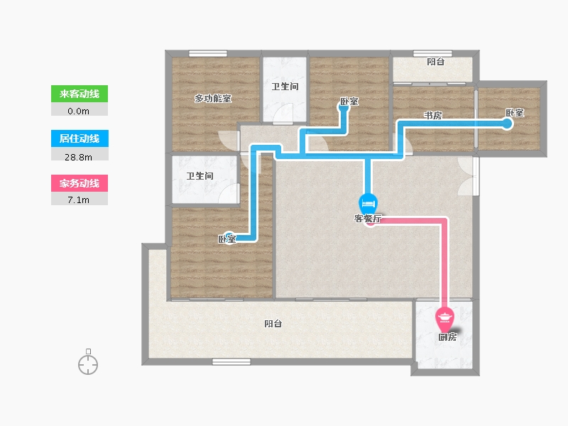 四川省-德阳市-众博·未来城-137.94-户型库-动静线