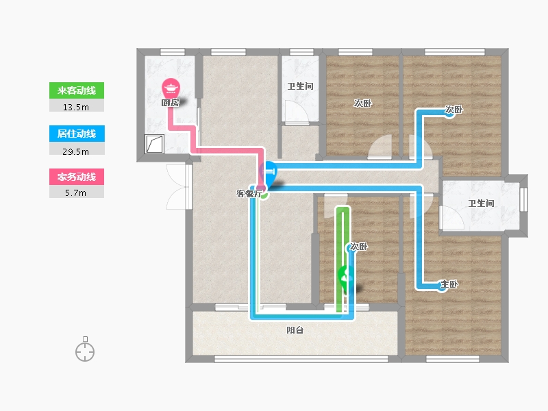 福建省-福州市-友谊家园-120.03-户型库-动静线