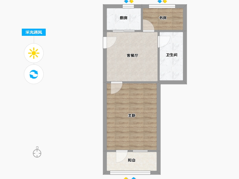 上海-上海市-中下塘街120号-39.00-户型库-采光通风