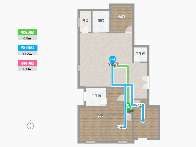 四川省-成都市-建发天府养云-111.22-户型库-动静线