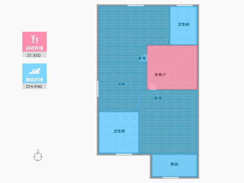 安徽省-滁州市-万成九樾别墅-170.37-户型库-动静分区