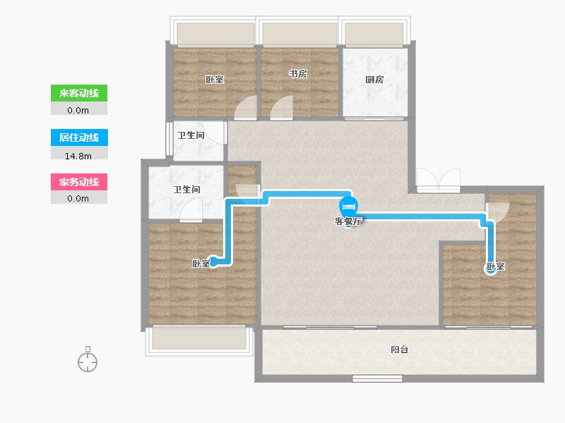 四川省-成都市-中旅千川阅-112.94-户型库-动静线