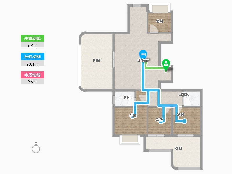 福建省-福州市-中建元亨府-120.26-户型库-动静线