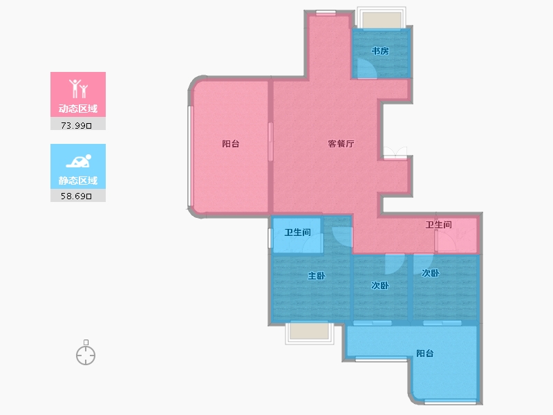 福建省-福州市-中建元亨府-120.26-户型库-动静分区