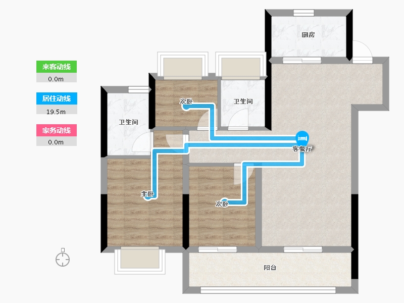 湖北省-武汉市-博大学府城-75.98-户型库-动静线