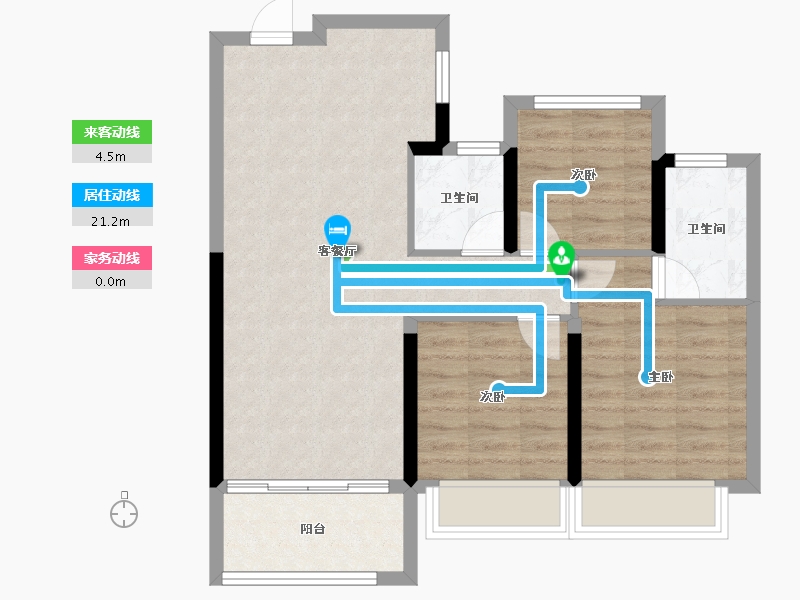 浙江省-温州市-瓯越江城-71.01-户型库-动静线