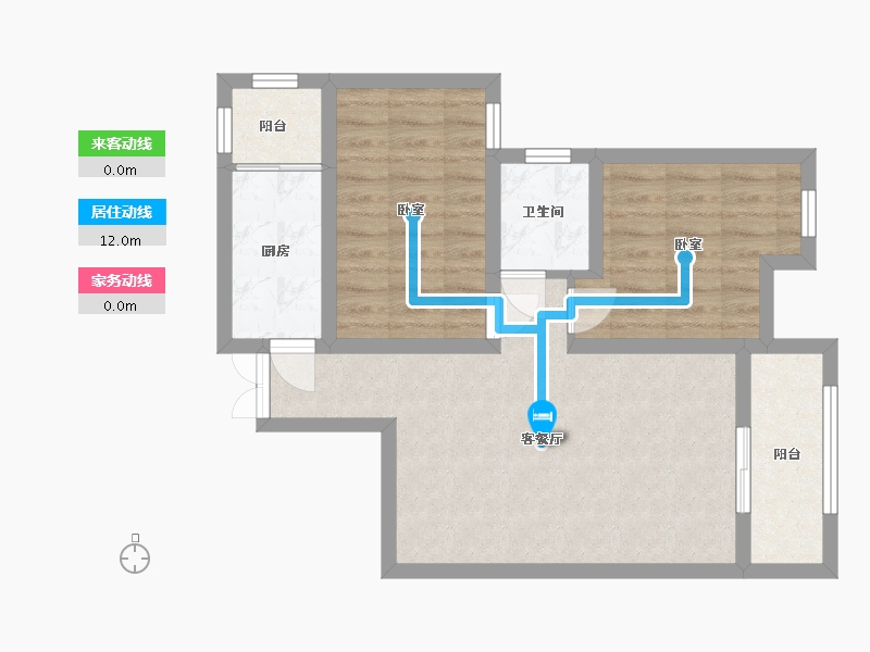 四川省-成都市-蜀尚雅筑-48.00-户型库-动静线