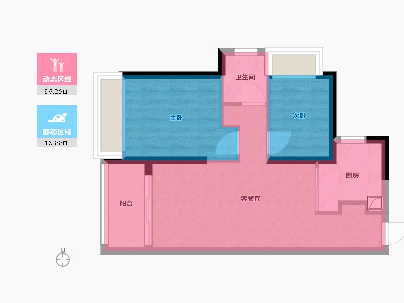 广东省-深圳市-深铁熙府-51.00-户型库-动静分区